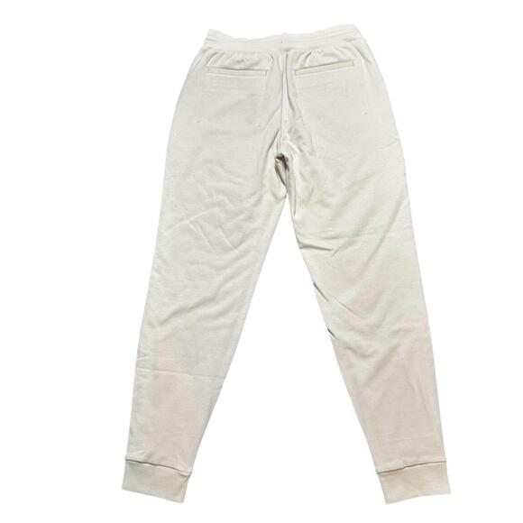 Athleta Apres Ski Down Solstice Quilted Jogger Pants Beige Sz 4 - Picture 2 of 5